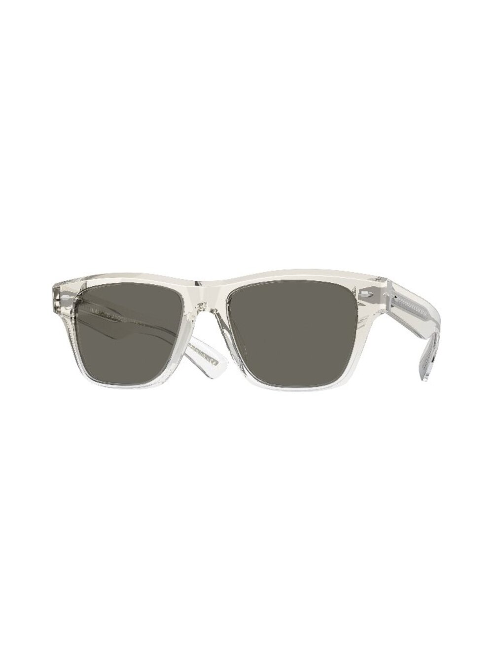 New Oliver Peoples Unisex Sunglasses Black Butterfly Grey Lens Acetate Frame